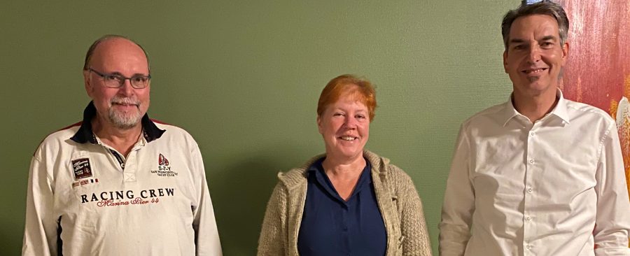 vlnr. Karl-Heinz Haugwitz (stellv. Fraktionsvorsitzender), Christine Malig (stellv. Fraktionsvorsitzende), Holger Meyer (Fraktionsvorsitzender)